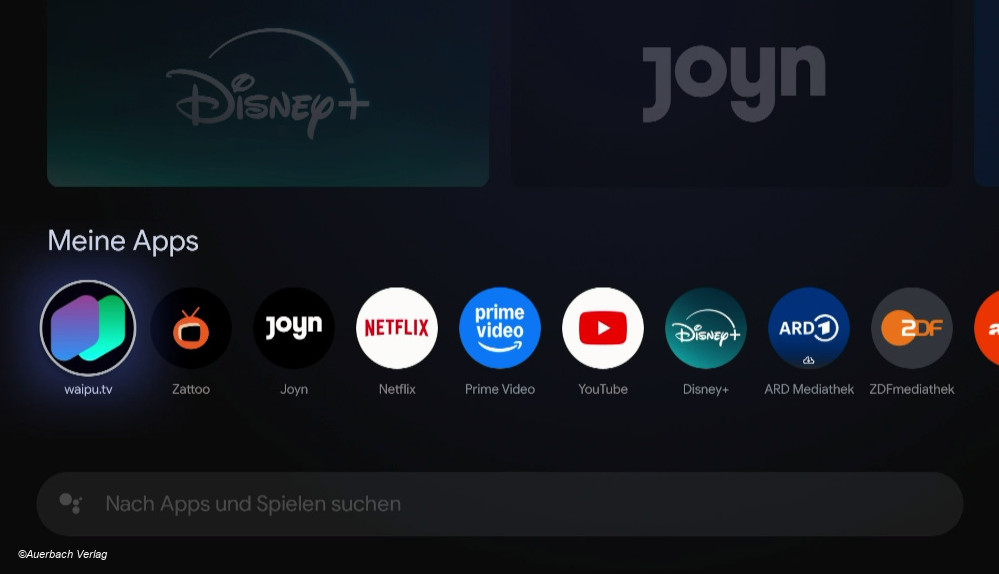 Google TV Streamer 4K, Apps