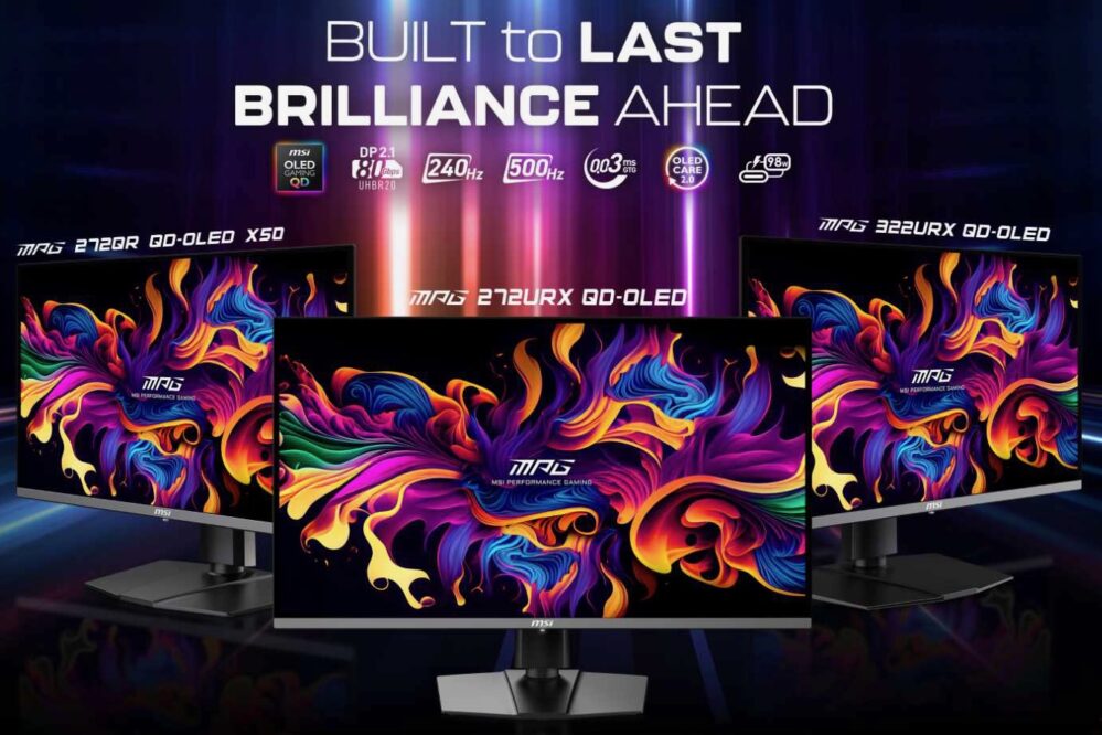 CES 2025 MSI QD OLED