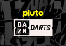 Logo PlutoTV DAZN Darts