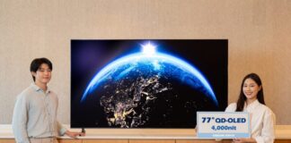 Samsung QD OLED TV Displays