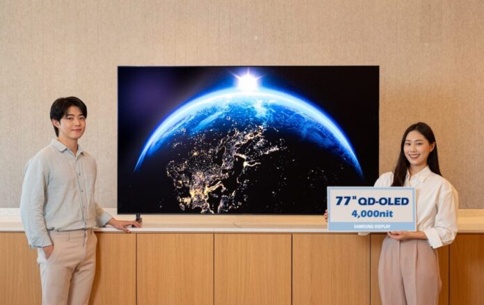 Samsung QD OLED TV Displays