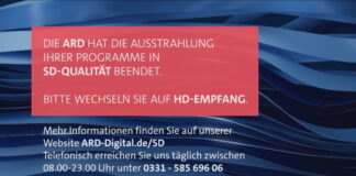 Heute gegen 8.10 Uhr hat sich der WDR auf all seinen Frequenzen von SD Verabschiedet