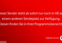 Vodafone SD-Abschaltung