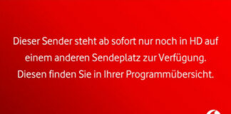 Vodafone SD-Abschaltung