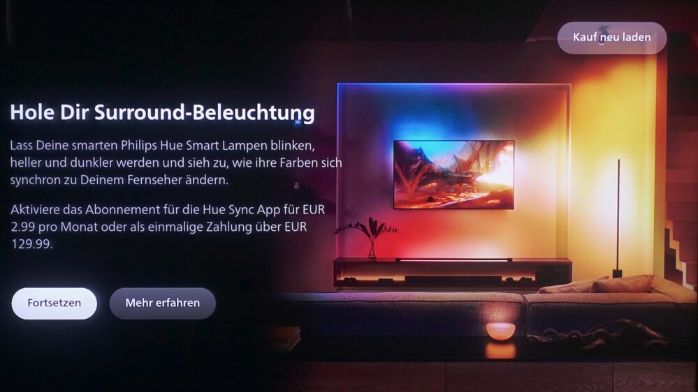 Samsung QN95D Philips Hue