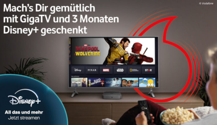 Vodafone GigaTV Fernseher mit Disney+