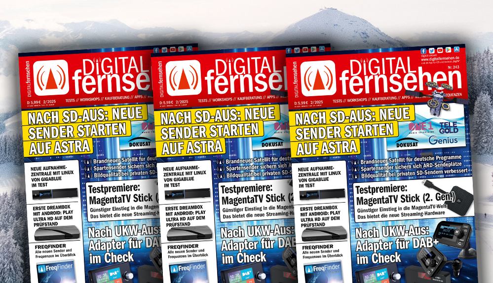 DIGITAL FERNSEHEN 2/2025 – Neuer MagentaTV-Stick und Android-Dreambox