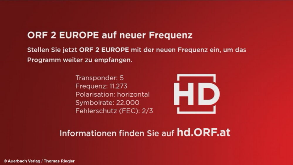 Satnews: ORF2E und Hitradio Ö3 Visual abgeschaltet