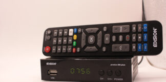 Edision Proton S2 plus, DVB-S2 Receiver mit Fernbedienung