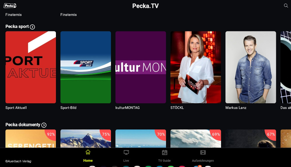 Pecka TV im Test: Streaming-Plattform aus Tschechien