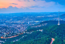 Stuttgarter Fernmeldeturm auf dem Frauenkopf