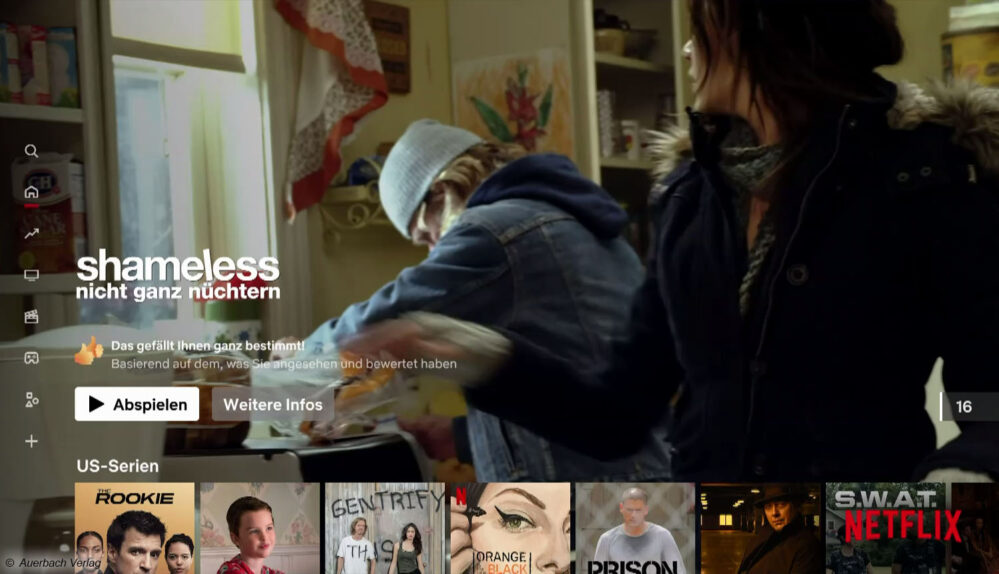 Die Netflix-App funktioniert tadellos